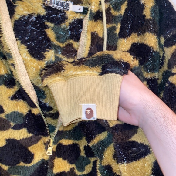 Bathing ape Sherpa hoodie - Picture 4 of 4